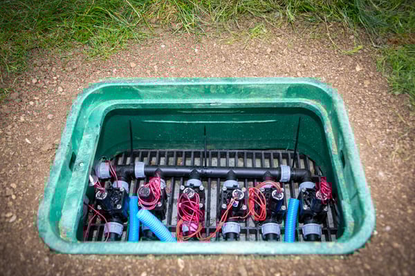 Verteilschacht mit Magnetventilen