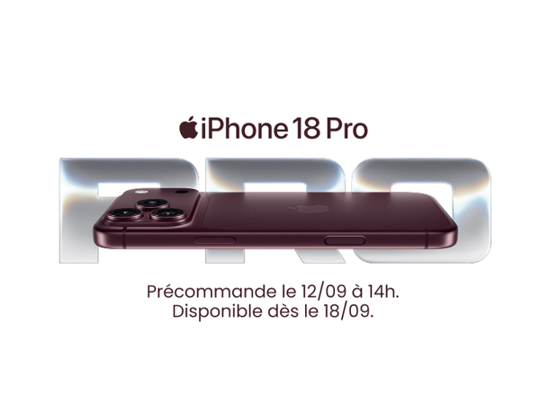 Précommandez l'iPhone 18 Pro et iPhone 18 Pro Max chez Boulanger Arras!