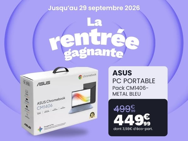 Chromebook ASUS CM1406 Bleu Iridescent 14