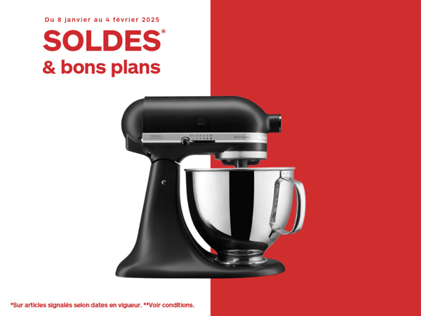 Robot pâtissier Kitchenaid au soldes chez boulanger tours saint pierre des corps