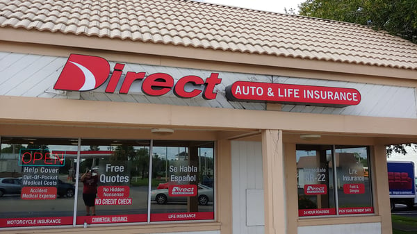 Direct Auto Insurance storefront located at  1177 Homestead Rd N, Lehigh Acres