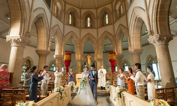 セント・アンドリュース・カテドラル教会　セレモニーシーン