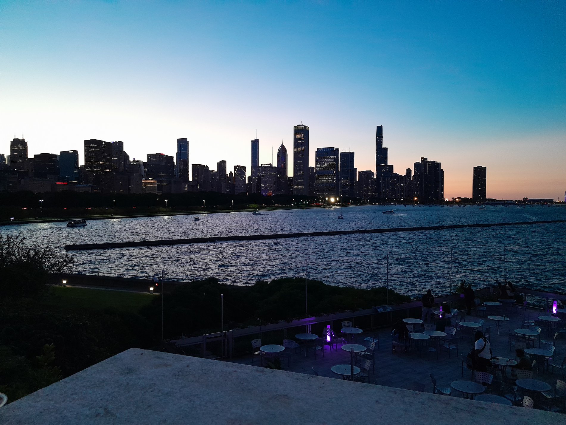 Chicago Skyline by night