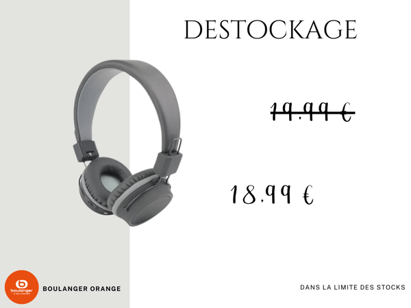 Casque Essentielb Swing 2 BT-C noir