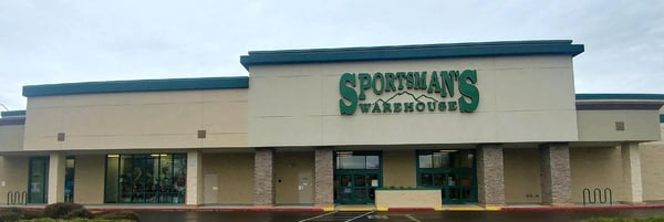 The front entrance of Sportsman's Warehouse in Albany