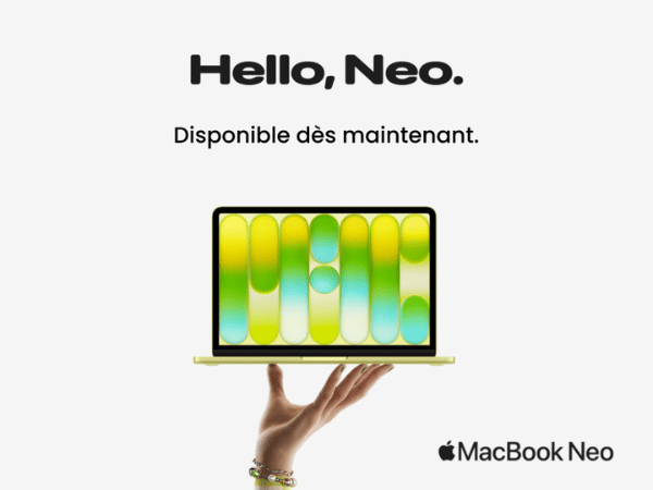 macbook neo apple ordinateur portable etudiant scolarité novateur ecosysteme iphone ipad applewatch airpods
