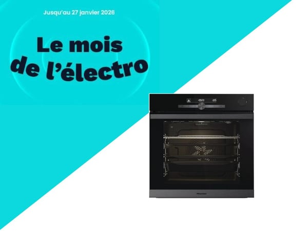 Four encastrable fonction vapeur HISENSE