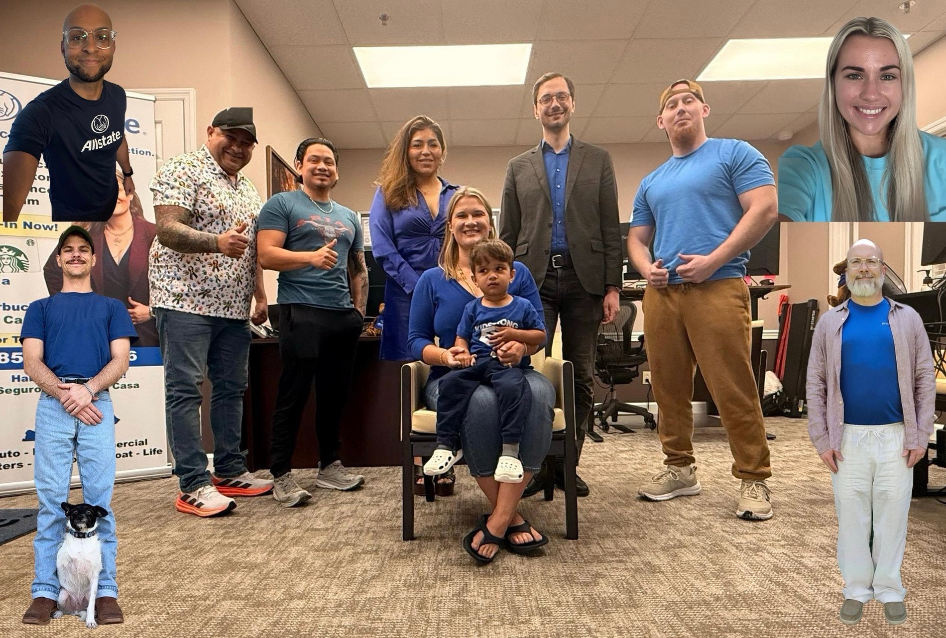 Wearing blue for Autism Awareness Day!