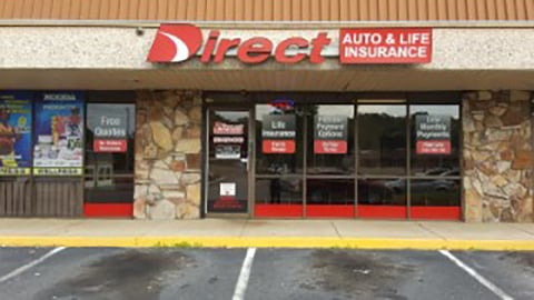 Direct Auto Insurance storefront located at  4466 Elvis Presley Blvd, Memphis