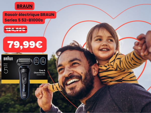 Rasoir électrique BRAUN Series 5 52-B1000s