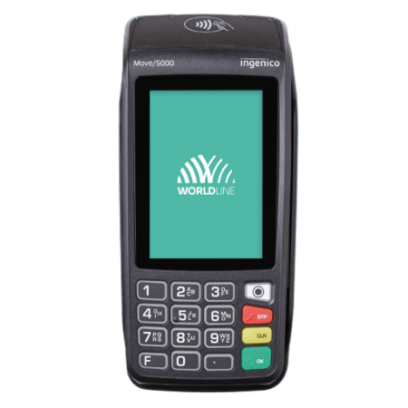 Worldline Move/5000 Portable  Le terminal mobile avec écran tactile