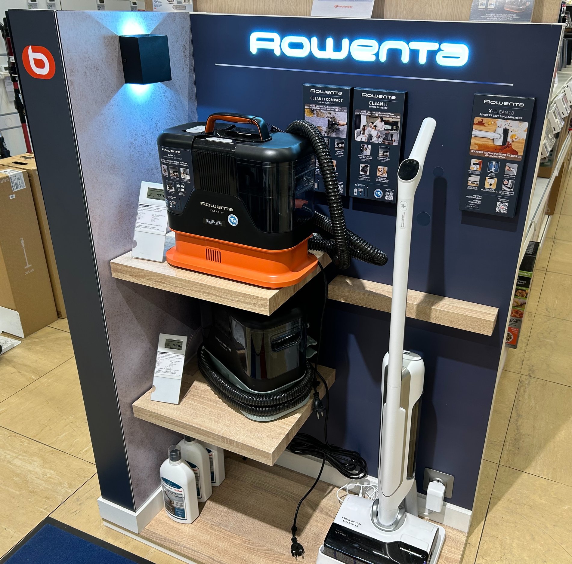 Aspirateurs laveurs Rowenta, Détacheurs Rowenta