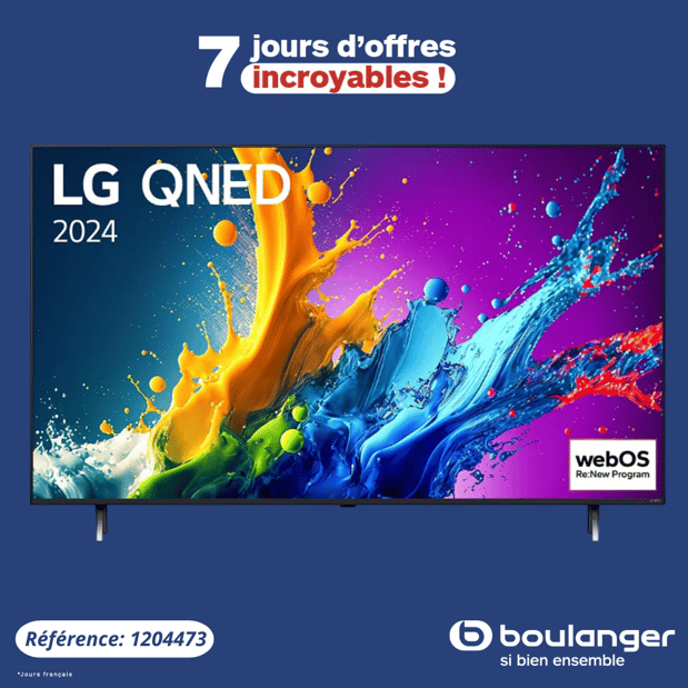 TV LED LG 65QNED80T 2024