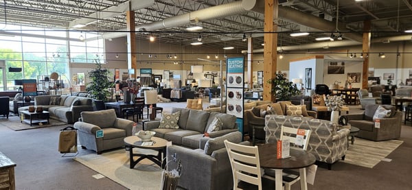 North Branch Slumberland Furniture interior 2