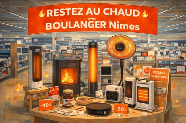 Chauffage chez Boulanger Nîmes Family Village. Radiateurs, chauffages d’appoint et solutions chauffage De’Longhi, Rowenta, Dyson, Taurus, Equation. Rester au chaud en hiver avec les grandes marques nationales. Offres chauffage et confort thermique à Nîmes Family Village.