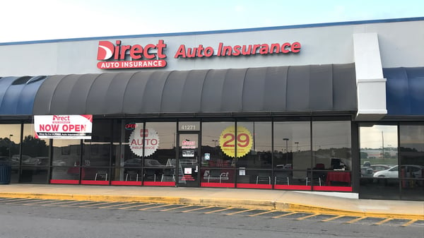 Direct Auto Insurance storefront located at  41185 US Hwy 280, Sylacauga