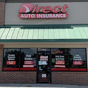 Direct Auto Insurance storefront located at  2403 James L Redman Parkway, Plant City