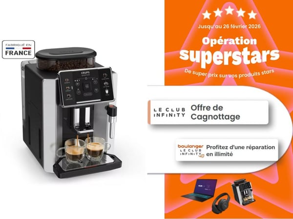 Machine à Café Automatique KRUPS EA910E10 – Expresso Broyeur Premium | Boulanger Chambray-les-Tours ☕