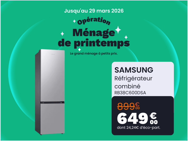 Réfrigérateur combiné SAMSUNG