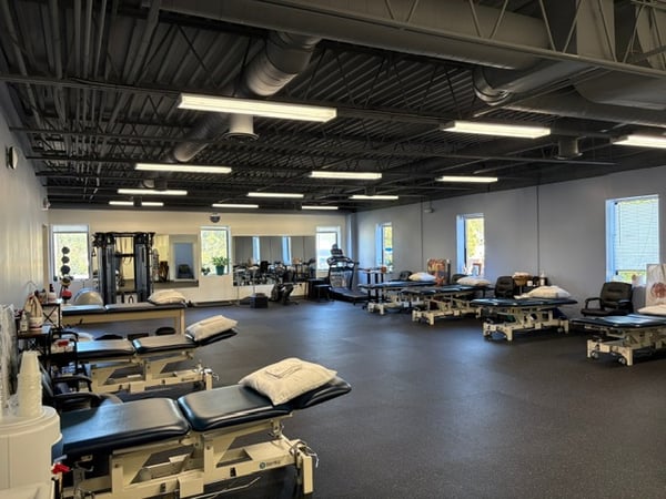Bay State Physical Therapy - Bedford MA PT care area.