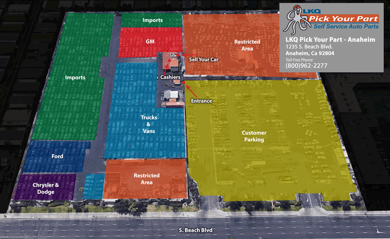 LKQ Pick Your Part Anaheim in Anaheim, CA