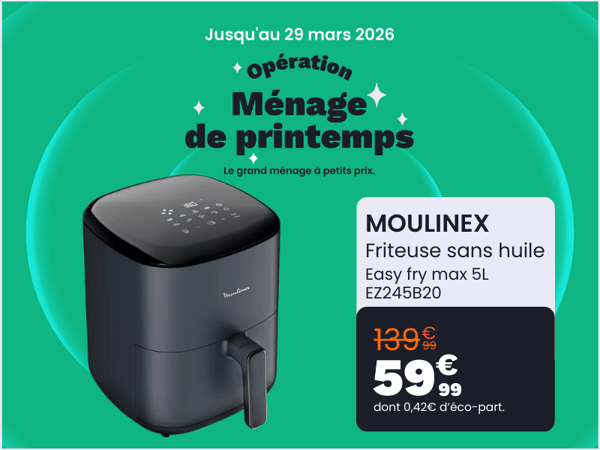 Friteuse sans huile MOULINEX