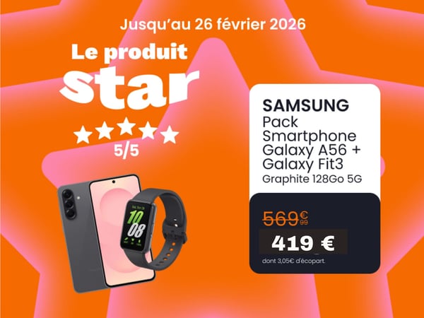 Opération Superstars !
Découvrez tous vos produits préférés chez Boulanger