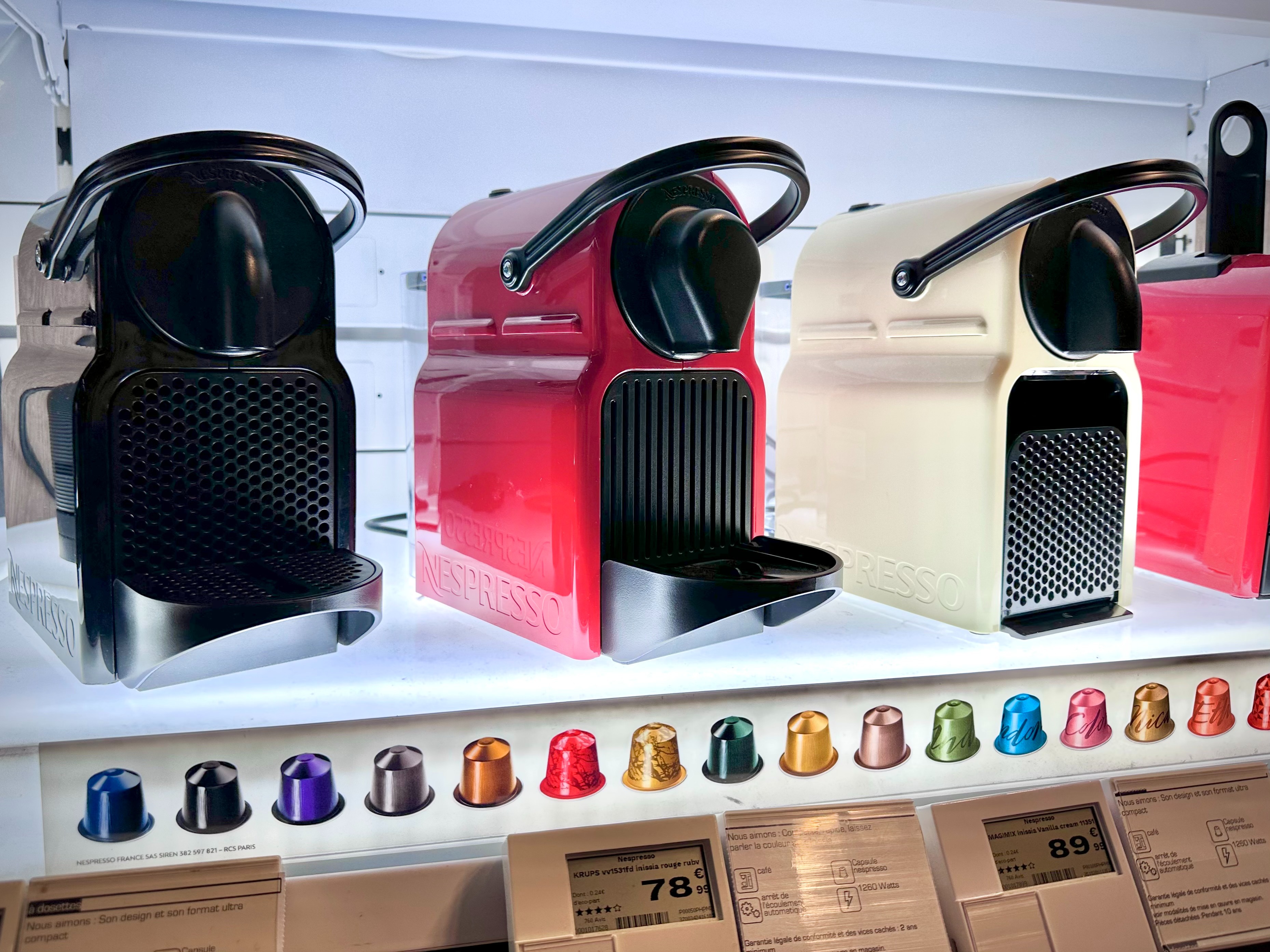 inissia nespresso disponible dans votre magasin Boulanger Villars