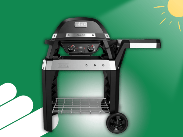 Barbecue électrique WEBER Pulse 2000 noir avec chariot