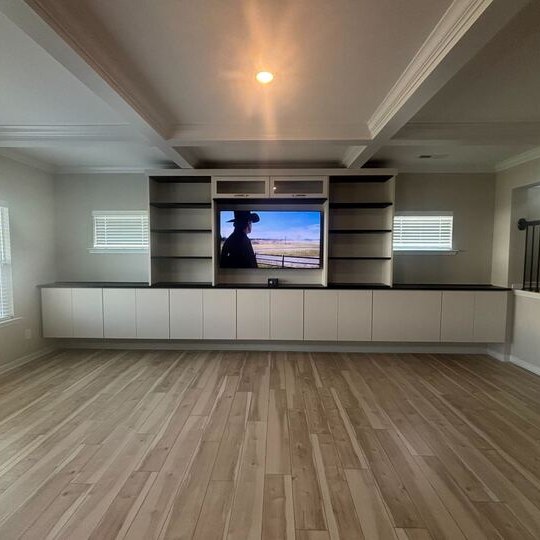 Greensboro - Custom closets - media center