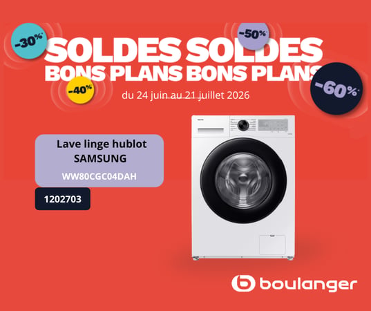 Offre solde dans votre Boulanger Wasquehal