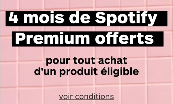 Offre 4 mois de Spotify offerts - Boulanger Levallois Perret (So Ouest)