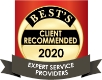 Best's Client Recommended 2020 Expert Service Providers Award