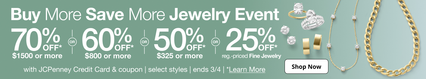 Buy More, Save More on Jewelry at JCPenney!