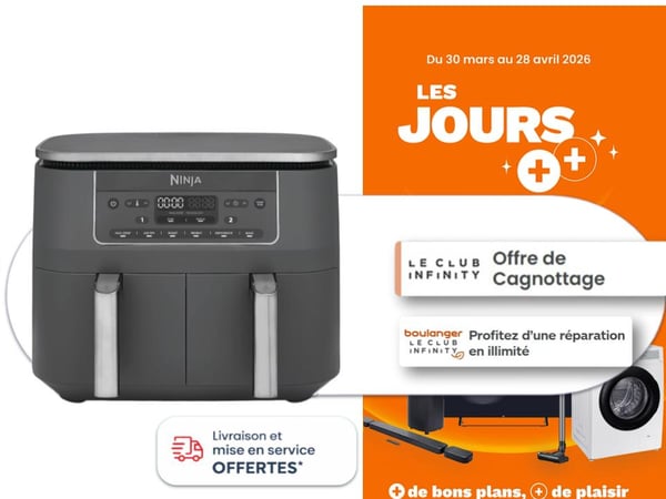 Réinventez vos recettes avec nos Airfryer en promotion pendant les Jours +++ chez Boulanger Bordeaux Mérignac !