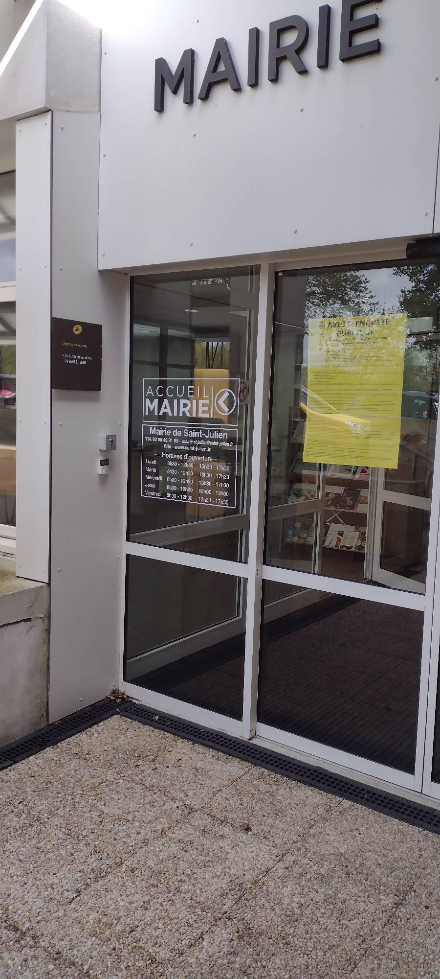 La Poste Agence Communale ST JULIEN Mairie (22940) La Poste