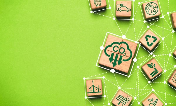 カーボンニュートラルを表現したイメージ画像