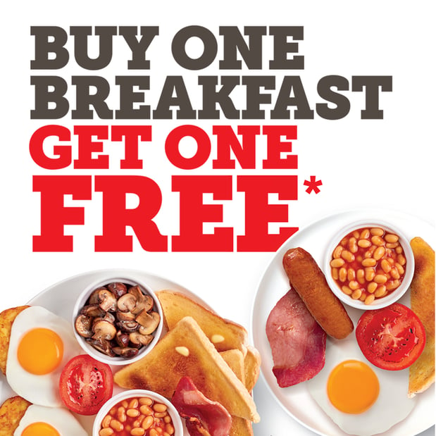 Image of Buy One Breakfast, Get One Free