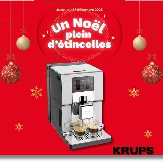 Expresso Broyeur KRUPS YY5058FD intuition experience+ chez Boulanger Vitrolles