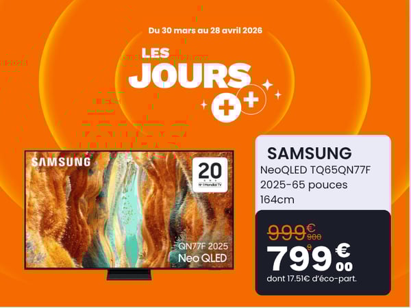 TV Mini Led SAMSUNG NeoQLED TQ65QN77F 2025-65 pouces 164cm