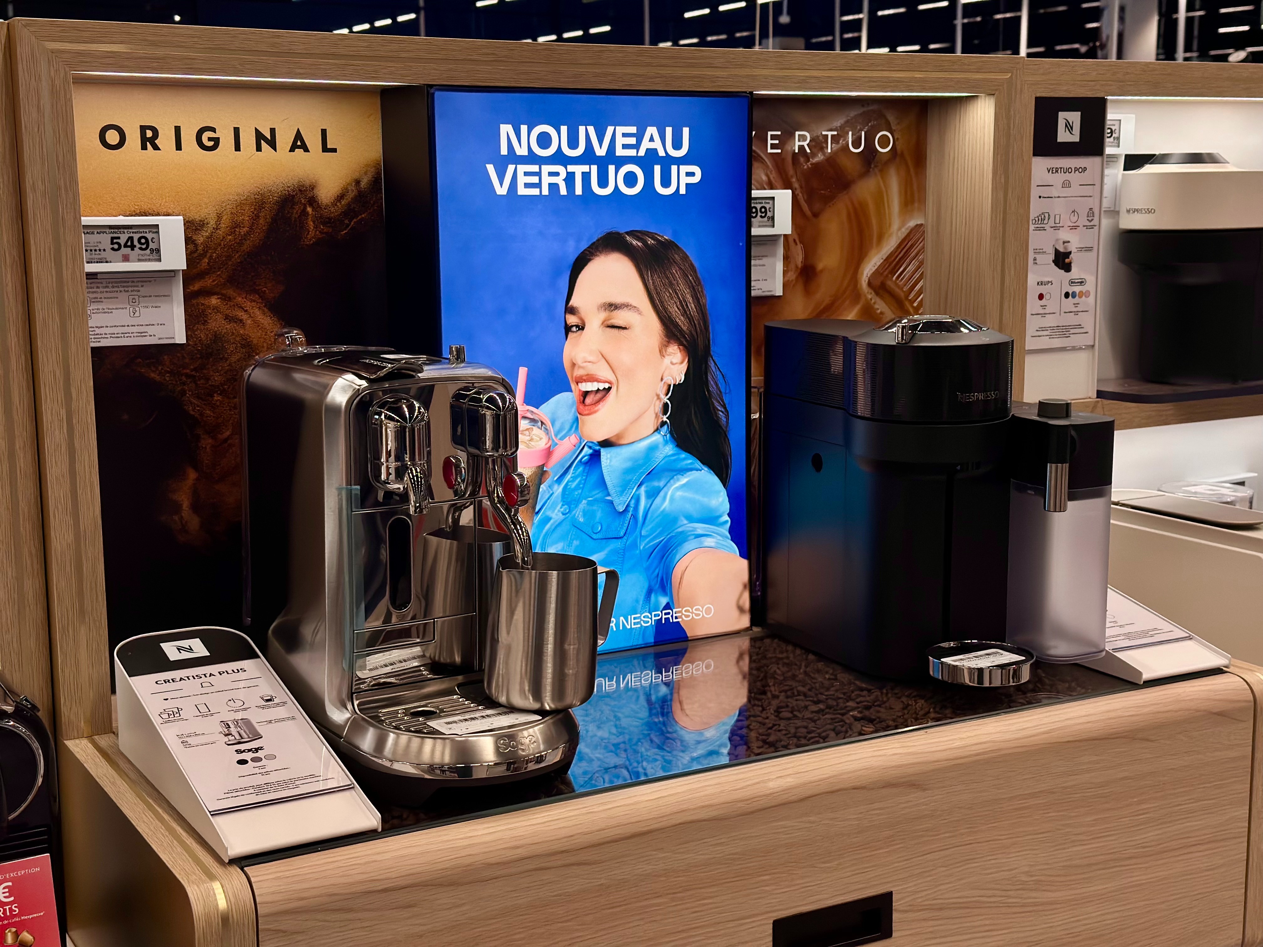 Machine à café Nespresso Vertuo up dans votre magasin Boulanger sarcelles