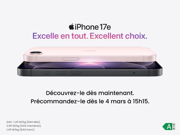 🍎 Lancement iPhone 17e – Précommandes ouvertes !