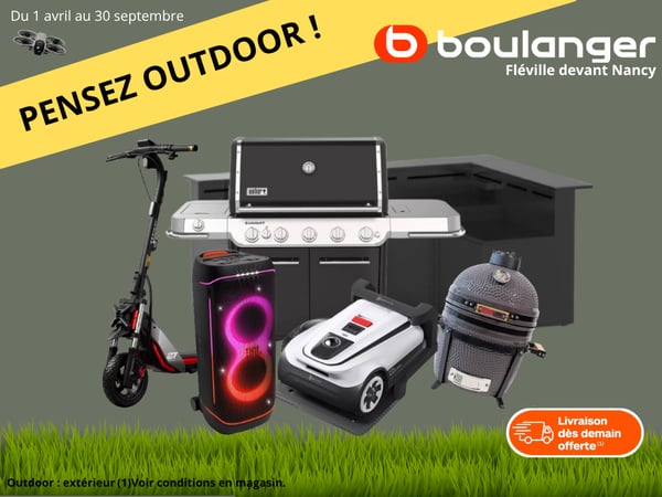 Profitez de l’extérieur avec style chez Boulanger Fléville !