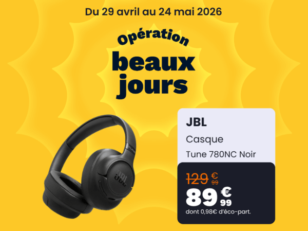 Casque JBL Tune 780NC Noir