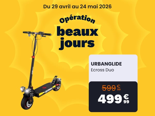 Trottinette électrique URBANGLIDE Ecross Duo