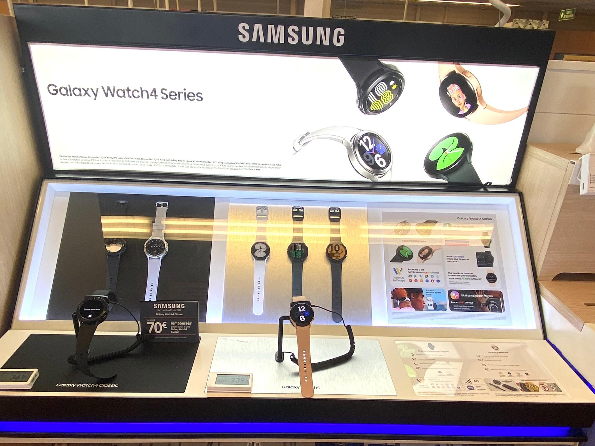 montre connecté samsung chez boulanger cholet