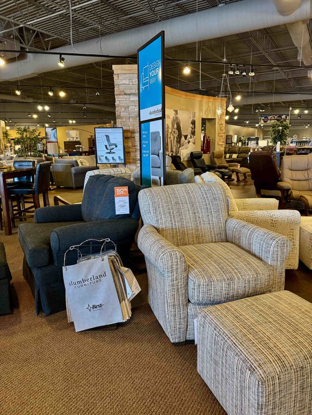 Rockford Slumberland Furniture accent chairs