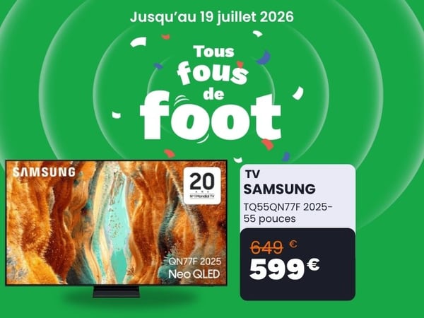 TV Mini Led SAMSUNG NeoQLED TQ55QN77F 2025-55 pouces 138cm