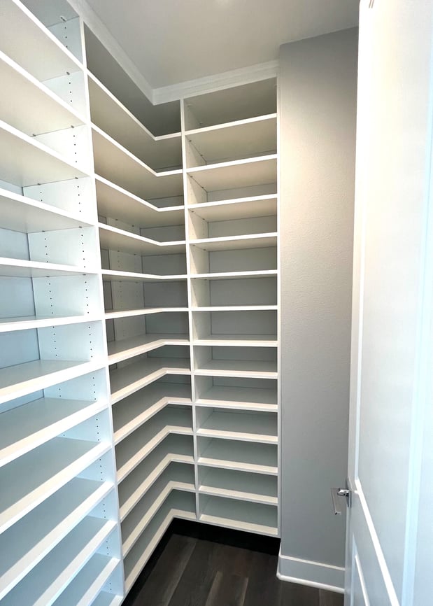 Custom built locally made shoe closet