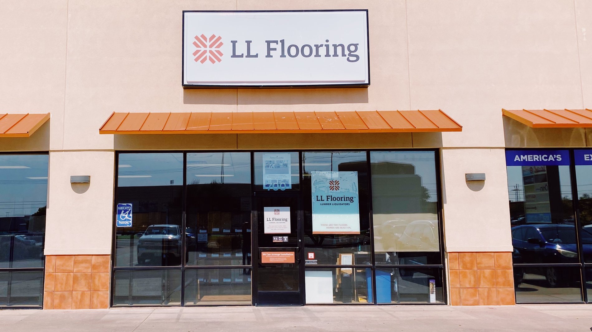 LL Flooring #1196 Lubbock | 5004 Frankford Ave | Storefront